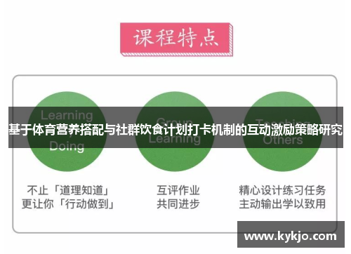 基于体育营养搭配与社群饮食计划打卡机制的互动激励策略研究